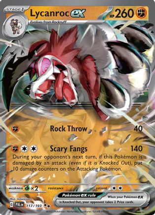 Lycanroc ex 117  - Holofoil - Double Rare