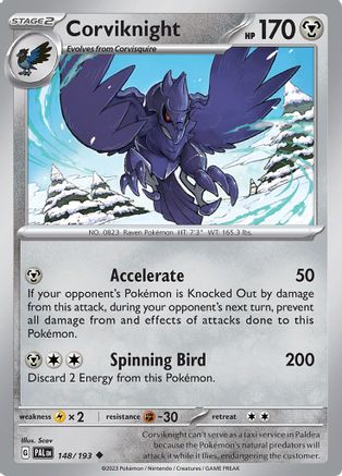 Corviknight 148  - Uncommon