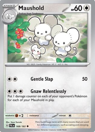 Maushold (168/193) [Écarlate et Violet : Paldea Evolved] 