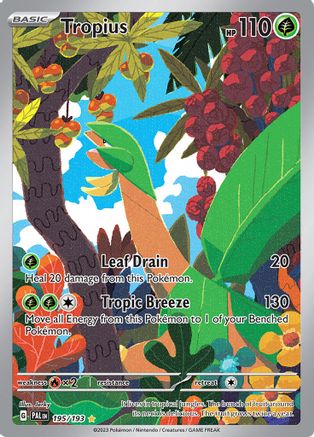 Tropius 195/193  - Holofoil - Illustration Rare