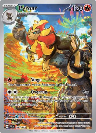 Pyroar 200/193  - Holofoil - Illustration Rare