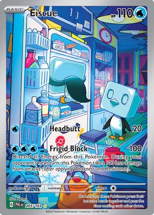 Eiscue 205/193  - Holofoil - Illustration Rare