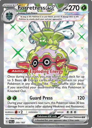 Forretress ex 230/193  - Holofoil - Ultra Rare