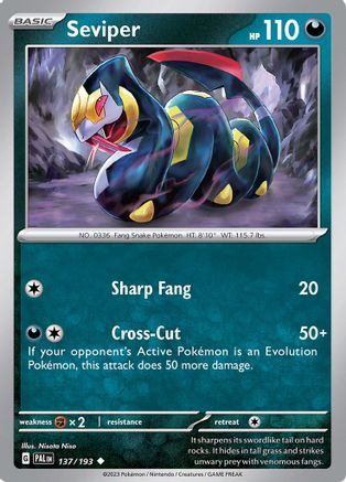 Seviper 137  - Uncommon