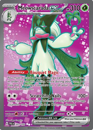 Meowscarada ex 231/193  - Holofoil - Ultra Rare