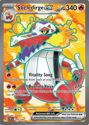 Skeledirge ex 233/193  - Holofoil - Ultra Rare