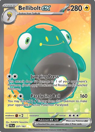 Bellibolt ex 237/193  - Holofoil - Ultra Rare
