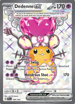Dedenne ex 239/193  - Holofoil - Ultra Rare