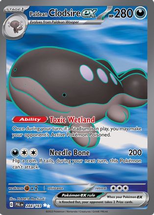 Paldean Clodsire ex 244/193  - Holofoil - Ultra Rare