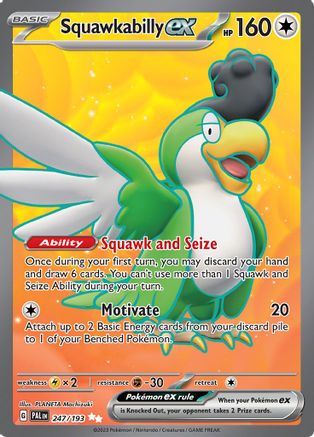 Squawkabilly ex 247/193  - Holofoil - Ultra Rare