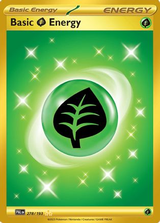 Basic Grass Energy 278/193  - Holofoil - Hyper Rare