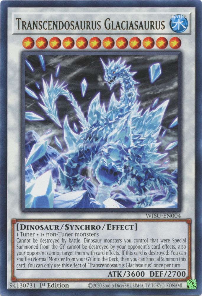 Transcendosaurus Glaciasaurus (WISU-EN004) - Rare