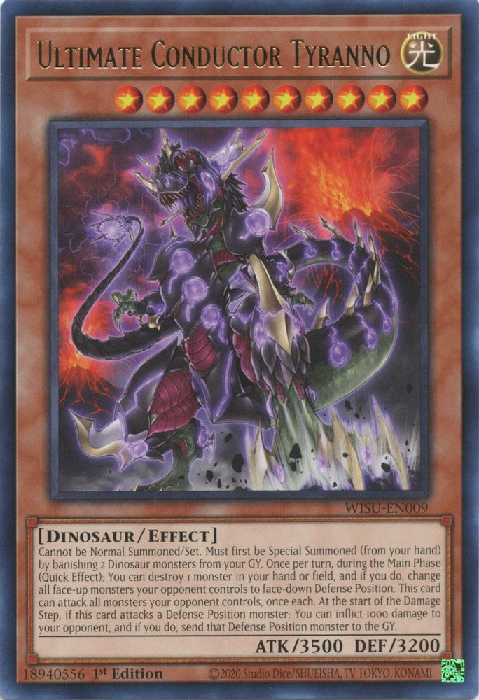 Ultimate Conductor Tyranno (WISU-EN009) - Rare