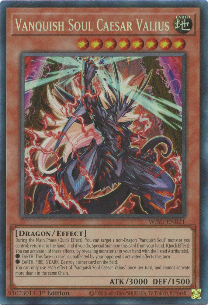 Vanquish Soul Caesar Valius (CR) (WISU-EN021) - Collector's Rare