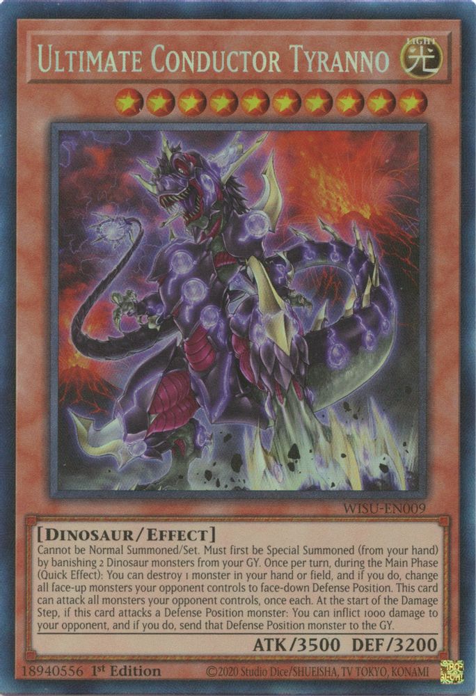 Ultimate Conductor Tyranno (CR) (WISU-EN009) - Collector's Rare
