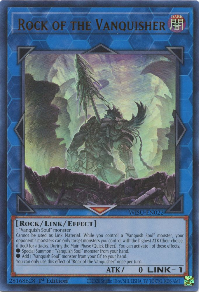 Rock of the Vanquisher (WISU-EN022) - Ultra Rare