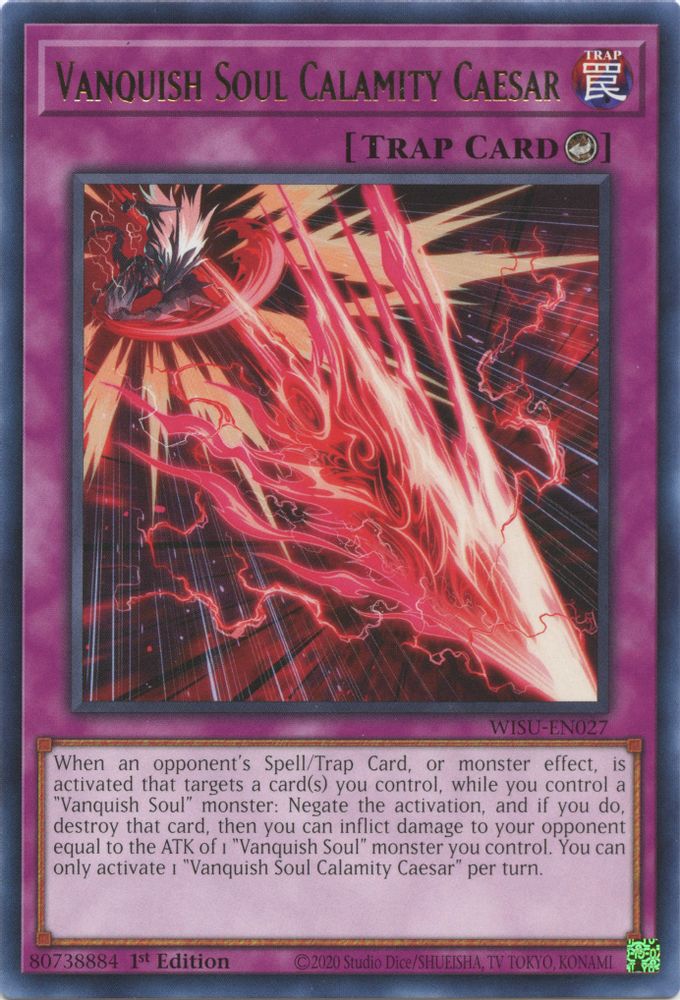 Vanquish Soul Calamity Caesar (WISU-EN027) - Rare