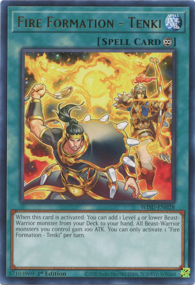 Formation de feu - Tenki [WISU-EN028] Rare 