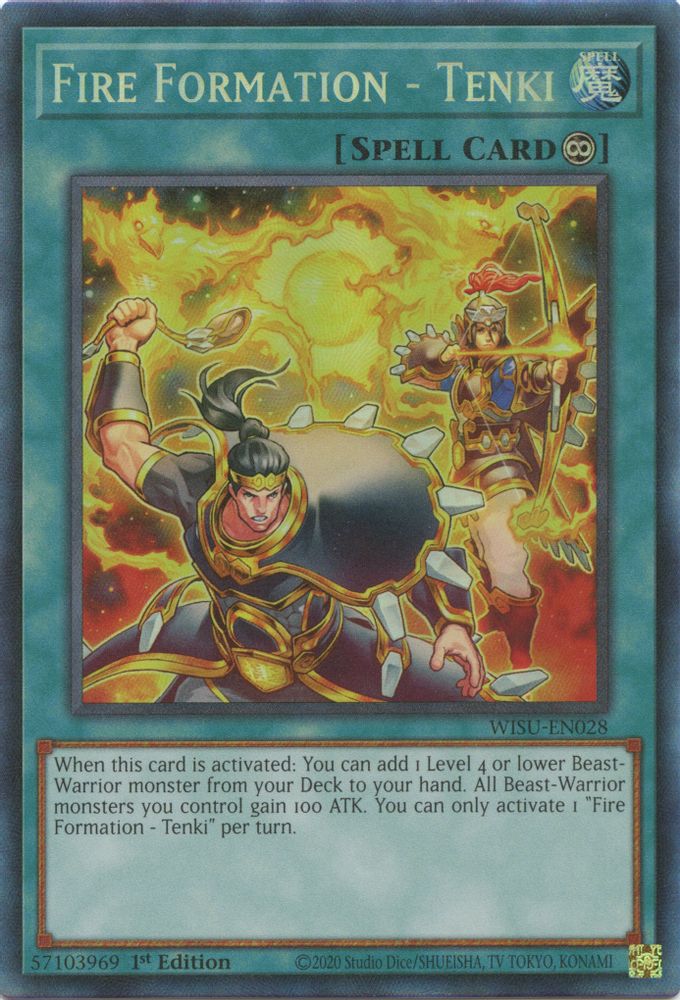 Fire Formation - Tenki (CR) (WISU-EN028) - Collector's Rare