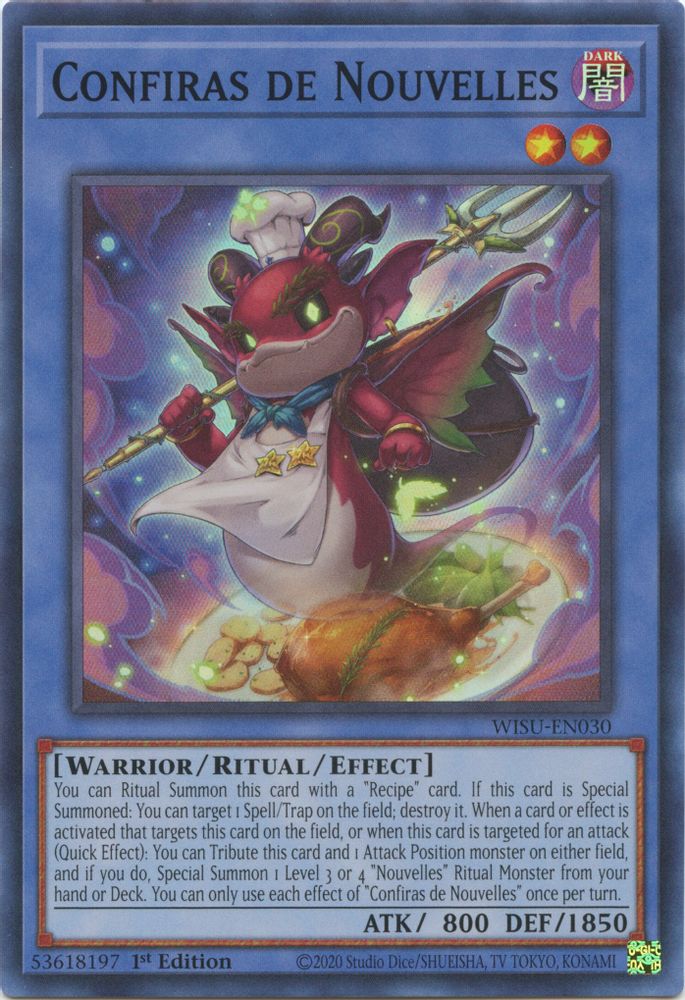 Confiras de Nouvelles (WISU-EN030) - Super Rare
