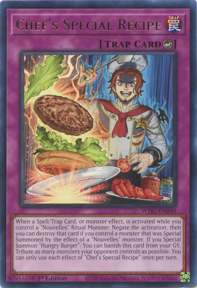 Chef's Special Recipe (WISU-EN040) - Rare