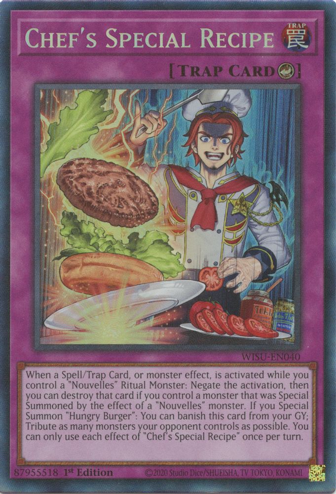 Recette spéciale du chef [WISU-EN040] Collector's Rare 