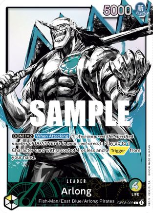 Arlong (Alternate Art) (OP03-022) - Leader