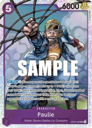 Paulie (OP03-066) - Super Rare