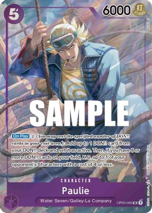 Paulie (Alternate Art) (OP03-066) - Super Rare
