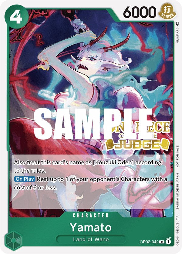 Yamato (Juge) [Cartes promotionnelles One Piece] 