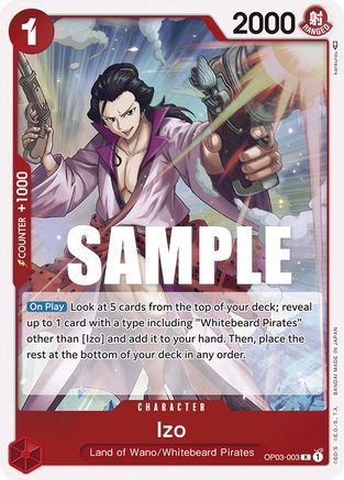 Izo (OP03-003) - Rare