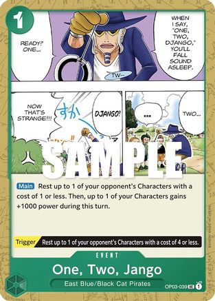 One, Two, Jango (OP03-039) - Uncommon