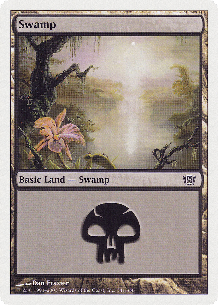 Swamp (8ED-341) - 8th Edition