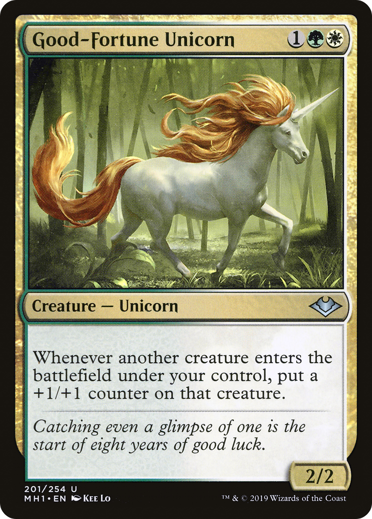 Licorne porte-bonheur [Horizons modernes] 
