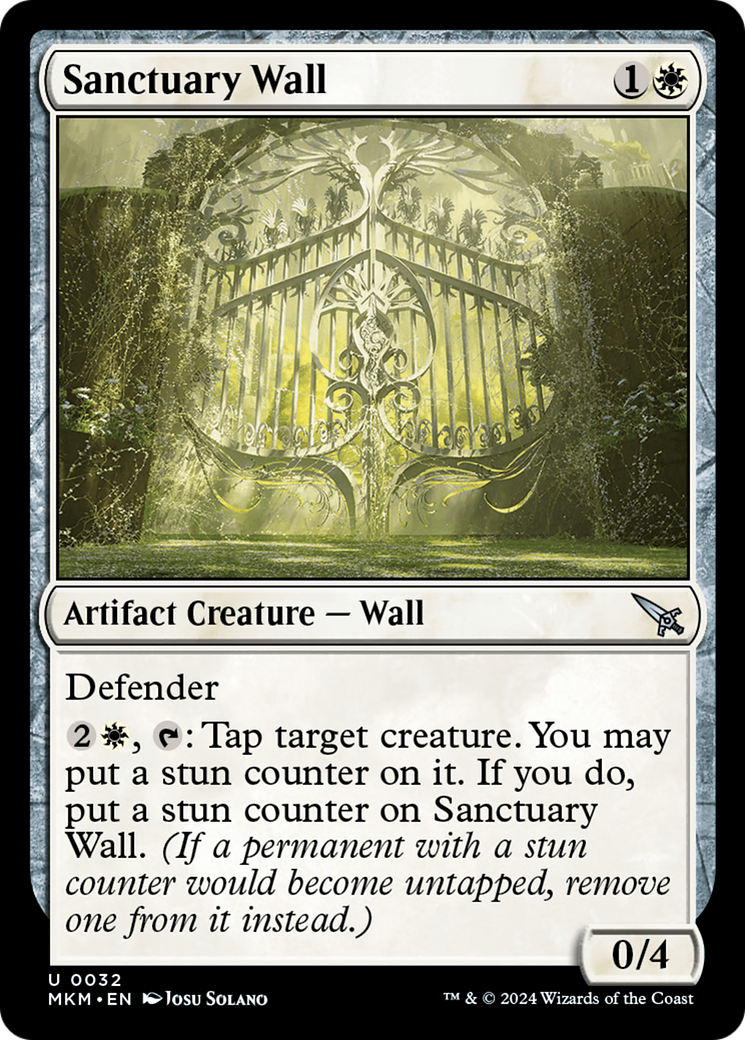 Mur du sanctuaire [Meurtres au manoir Karlov] 