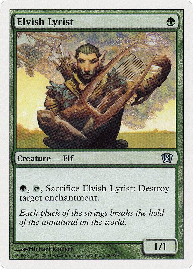 Elvish Lyrist (8ED-242) - 8th Edition