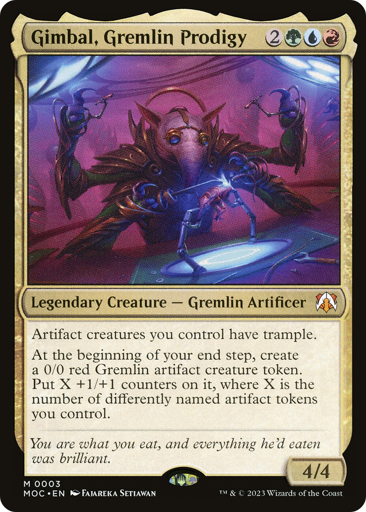Gimbal, Gremlin Prodigy [Marche du commandant de la machine] 