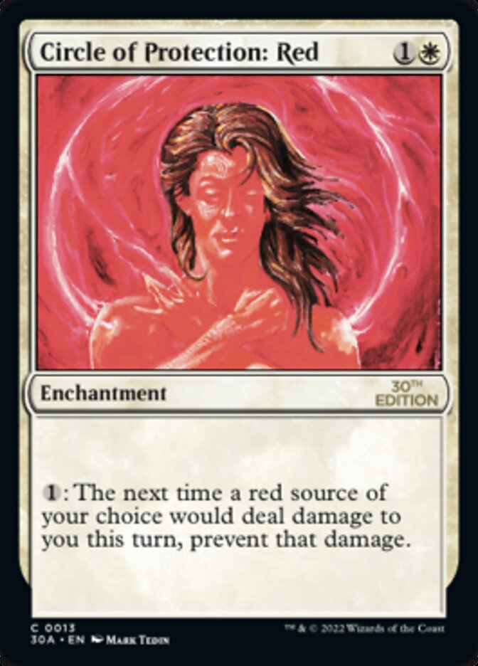 Cercle de protection : Rouge [Édition 30e anniversaire] 
