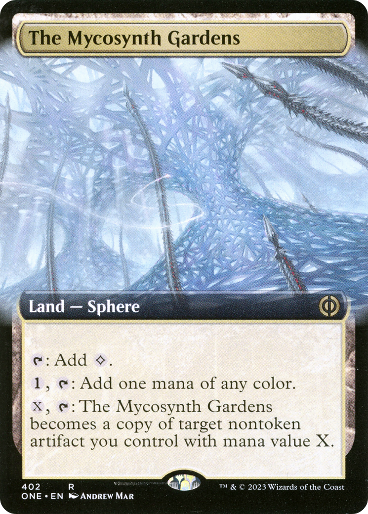 Les jardins Mycosynth (Art étendu) [Phyrexia : Tous seront un] 