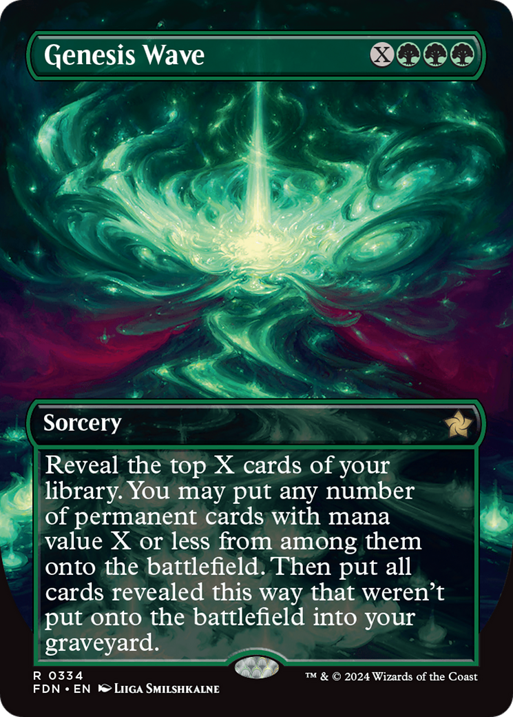 Genesis Wave (Borderless) (FDN-334) - Foundations (Borderless)