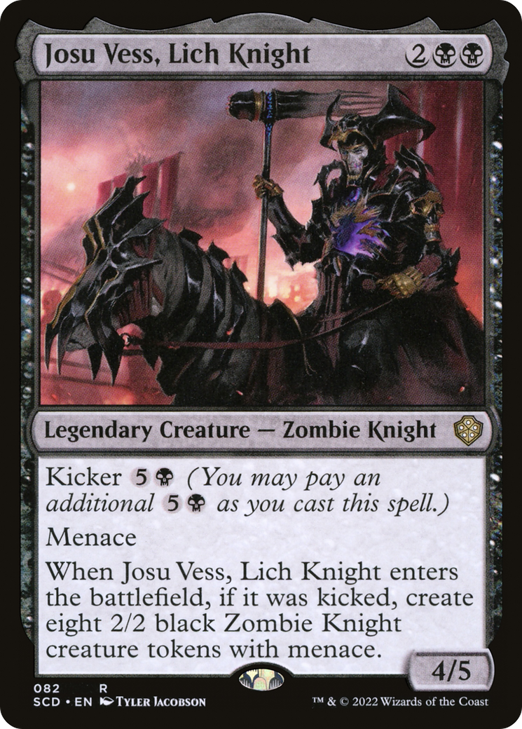 Josu Vess, Chevalier Liche [Decks Commander de Démarrage] 