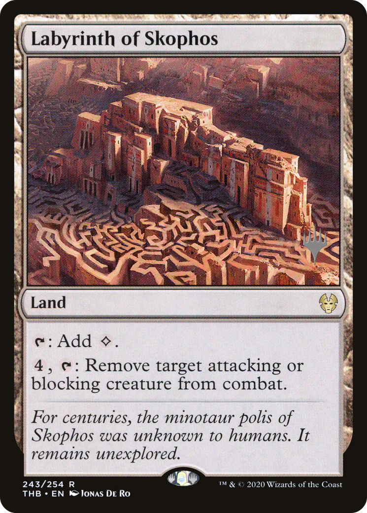 Labyrinthe de Skophos (Pack Promo) [Theros Beyond Death Promos] 