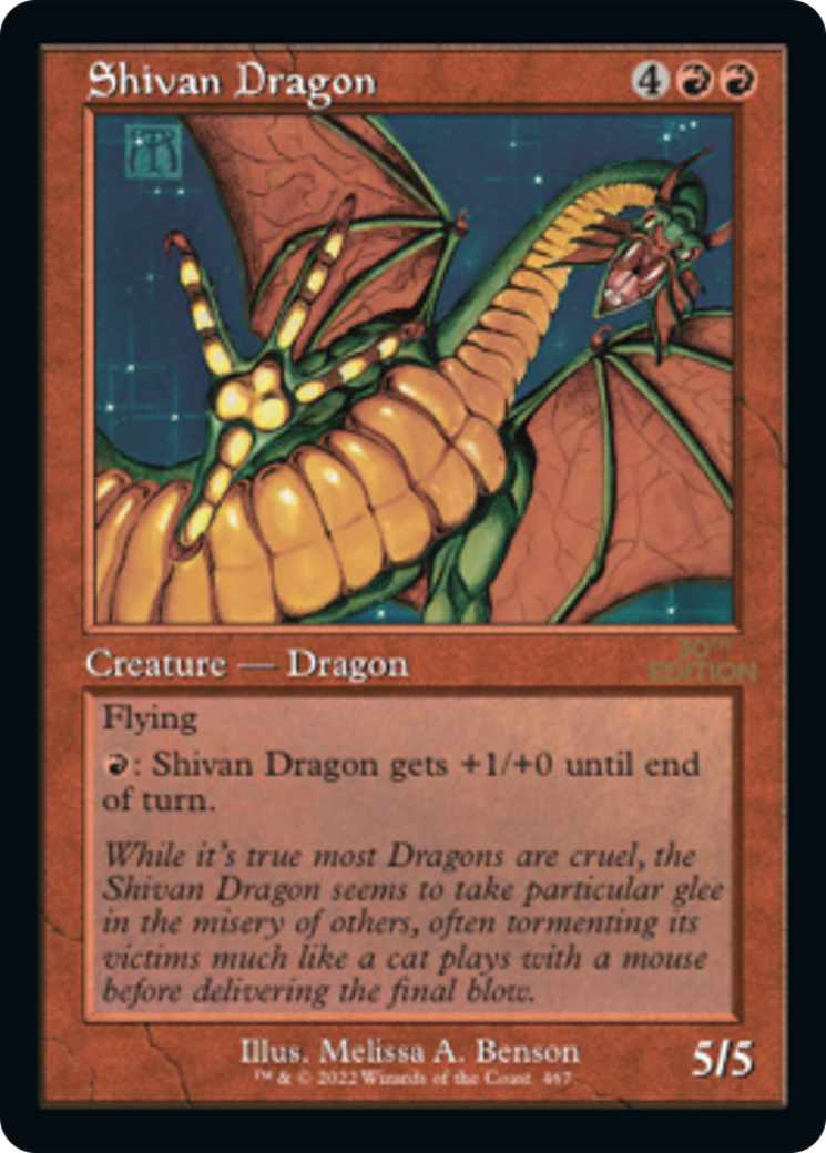 Shivan Dragon (Rétro) [Édition 30e anniversaire] 