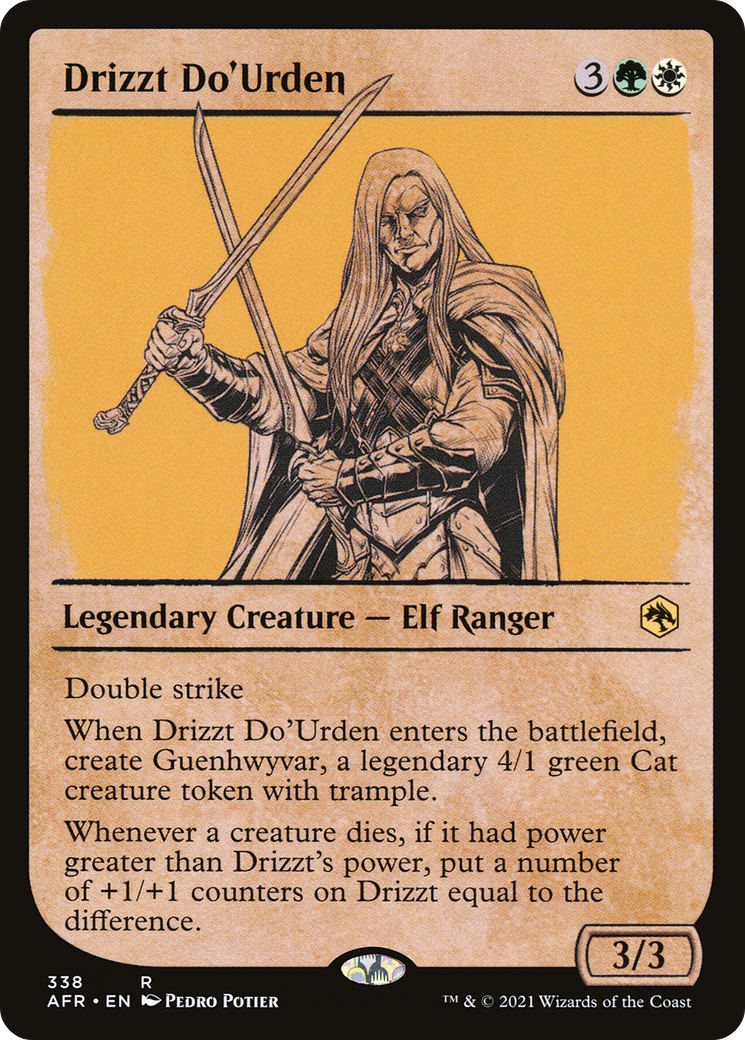 Drizzt Do'Urden (Vitrine) [Donjons &amp; Dragons : Aventures dans les Royaumes Oubliés] 