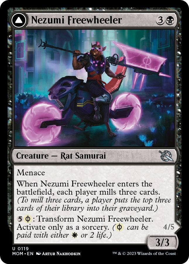 Nezumi Freewheeler // Hideous Fleshwheeler [Marche de la machine] 