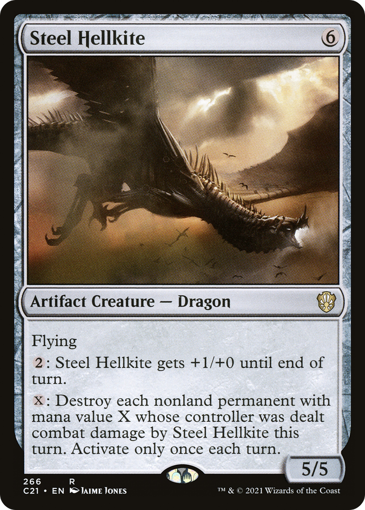 Hellkite en acier [Commander 2021] 