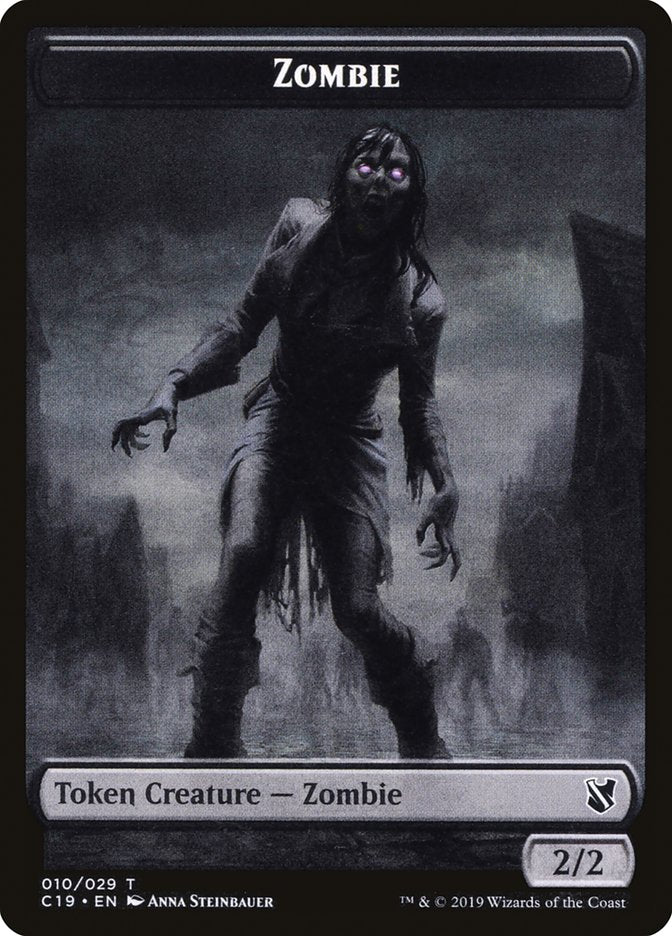 Ob Nixilis, Reignited Emblem // Zombie (010) Jeton double face [Jetons Commander 2019] 