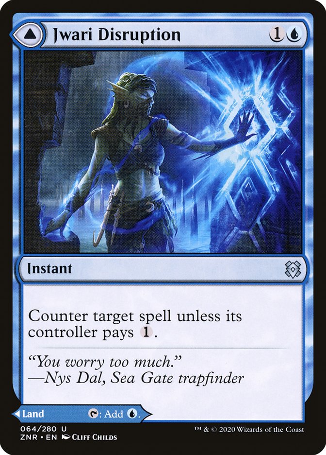 Perturbation de Jwari // Ruines de Jwari [Zendikar Rising] 