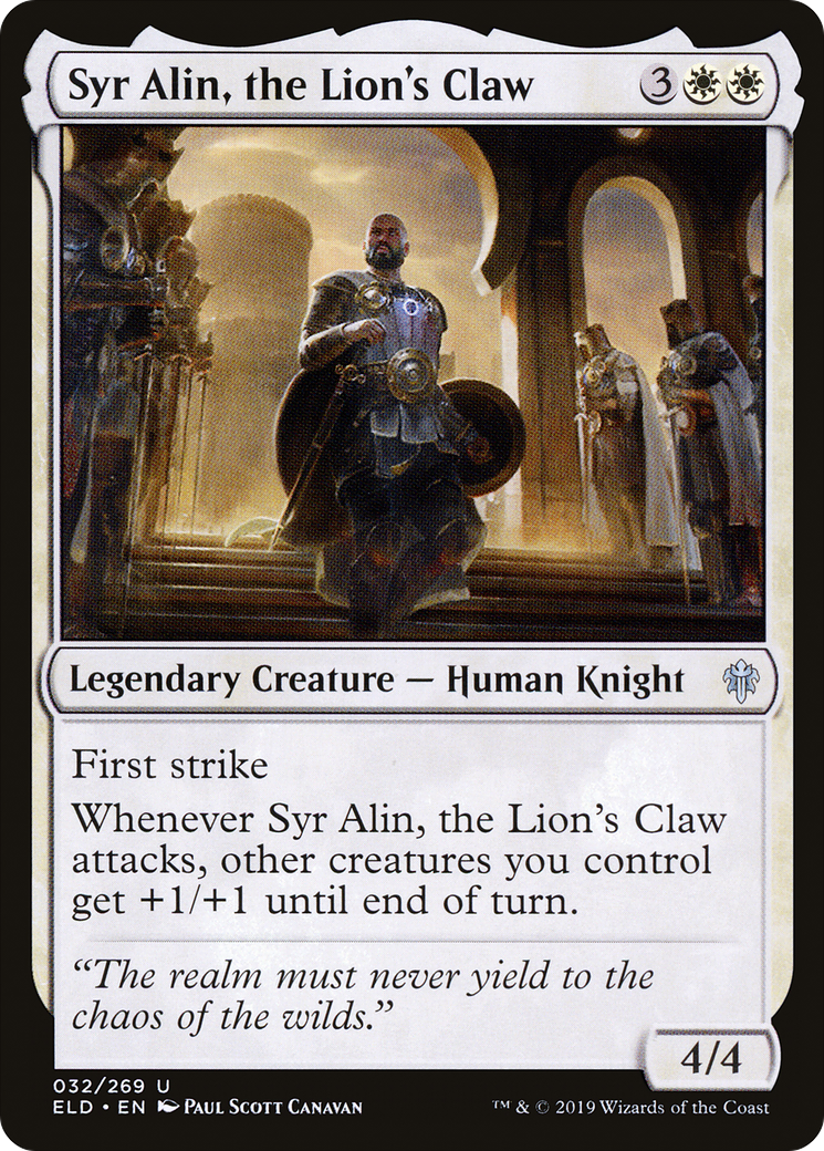 Syr Alin, la Griffe du Lion [Trône d'Eldraine] 