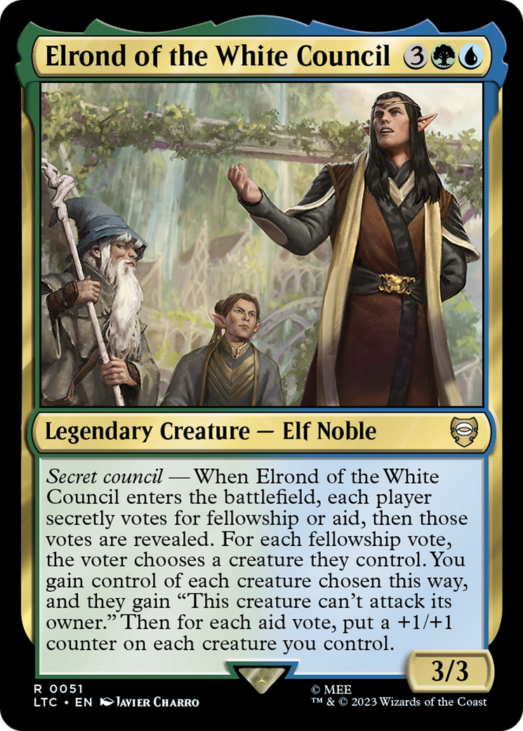 Elrond du Conseil Blanc [Le Seigneur des Anneaux : Contes du Commandant de la Terre du Milieu] 